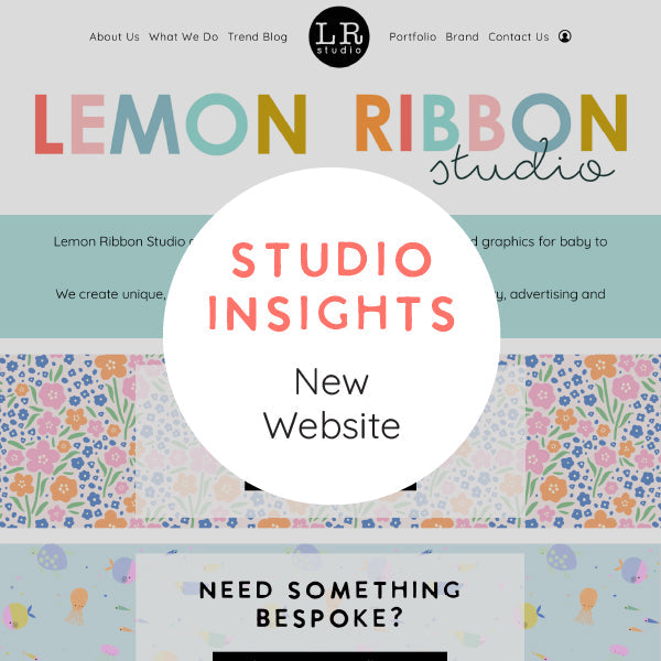 Lemon Ribbon Studio New Website