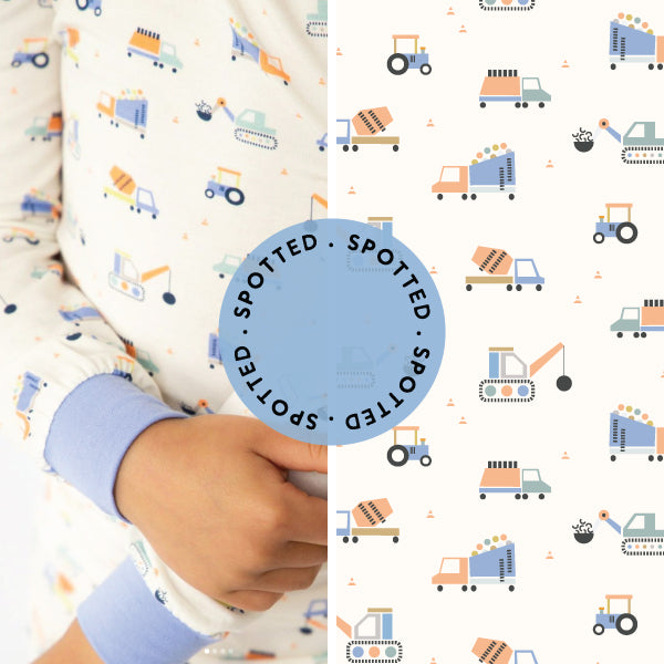 Construction Truck Print Sleepwear