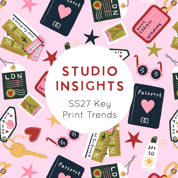 Studio Insights - SS27 Key Print Concepts