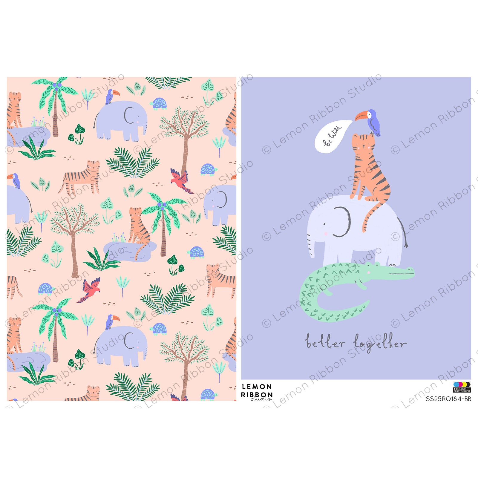 Lemon Ribbon Studio Safari & Jungle Tagged